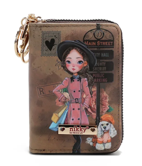 Zip Accordion Card Holder Emily Goes to Paris