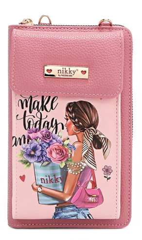 Nikky Phone/Wallet Crossbody Bag Flowers Day