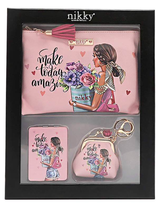 Nikky 3 pc Gift Set Flowers Day