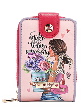 Nikky Compact Bifold Wallet Flowers