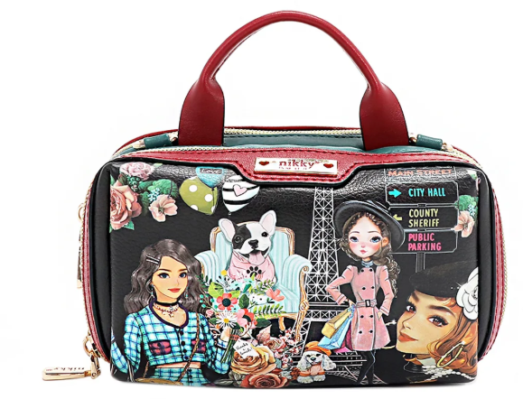 Mini Boston Double Zip Crossbody Nikky Makes Friends