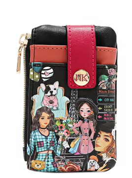 Mini Zip & Snap Button Card Holder Nikky Makes Friends