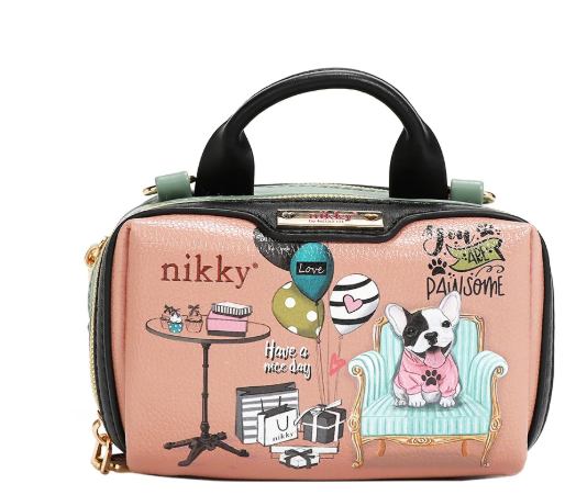 Mini Boston Double Zip Crossbody Party King