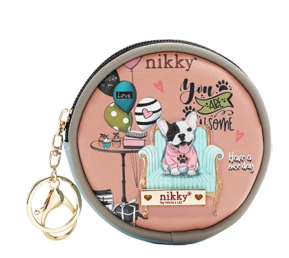 Round Coinpurse Keychain Party King
