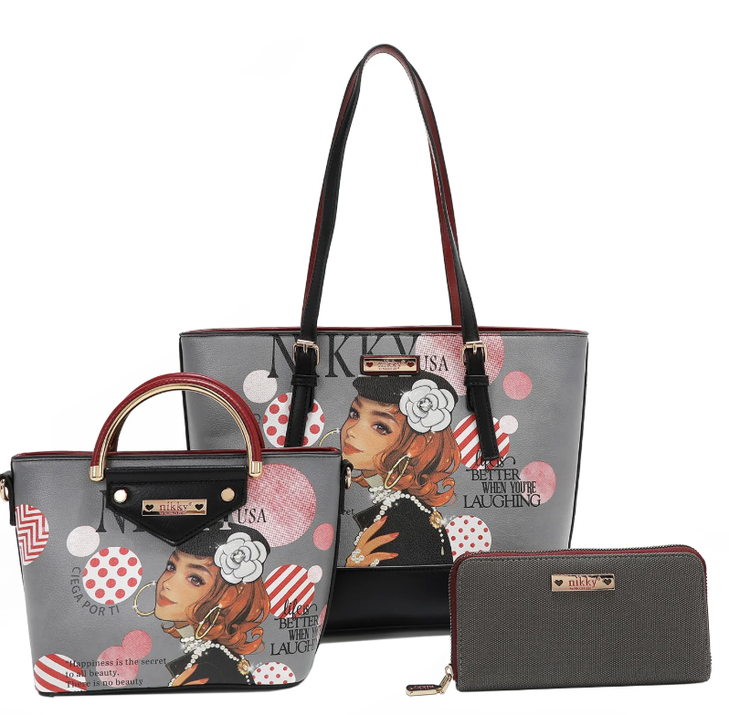Ciega por ti 3 Piece Set (Tote, Crossbody, Wallet)