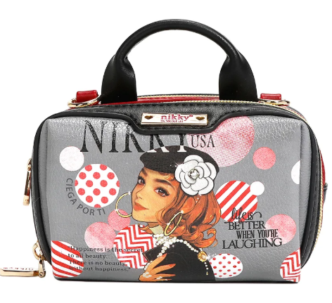 Mini Boston Double Zip Crossbody Ciega Por Ti