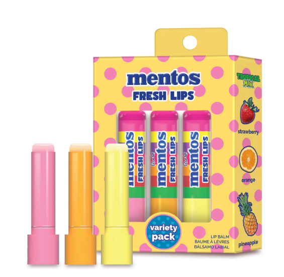 Rude x Mentos Fresh Lips Lip Balm Variety Pack