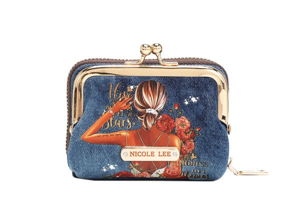 Denim Julia Mini Wallet Blind Date