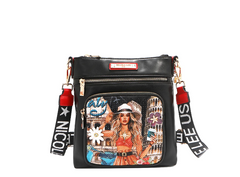 Martha Travels Italy Zip Crossbody