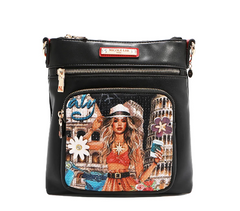 Martha Travels Italy Zip Crossbody