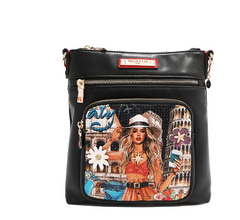Martha Travels Italy Zip Crossbody