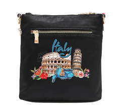 Martha Travels Italy Zip Crossbody