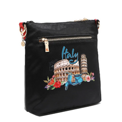 Martha Travels Italy Zip Crossbody