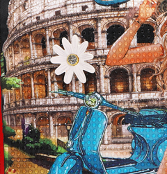 Martha Travels Italy Zip Crossbody