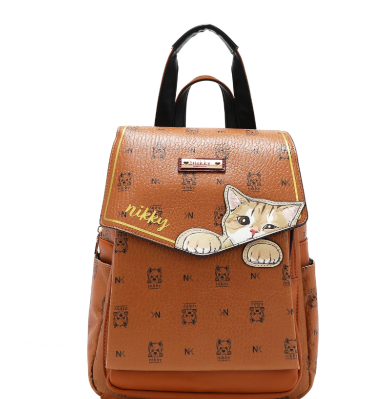 Convertible Backpack Nikky Finds Meow