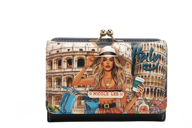 Martha Travels Italy Agustina Trifold Wallet