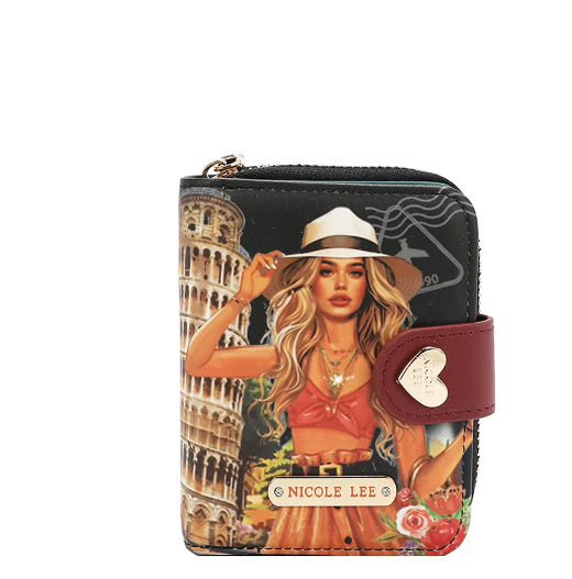 Heart Bifold Wallet Martha Travels Italy