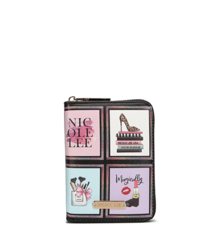 Isabel Accordion Zip Wallet Amor Fuera Del Cuadro