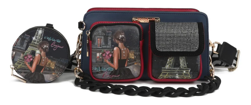 Tonight For You Multi-Pouch Crossbody Bag