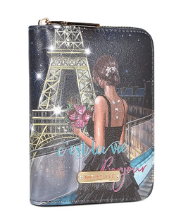 Tonight for you Isabel Accordion Zip Wallet