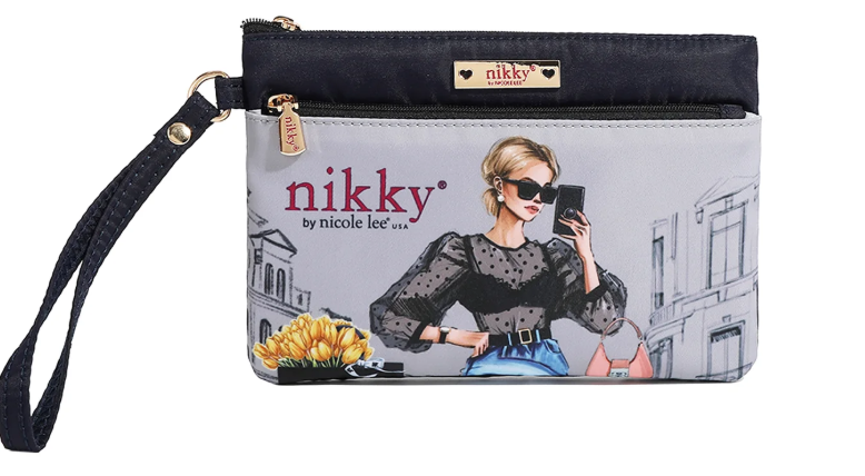 Cosmetic Zipper Pouch Urban Coffee Dream