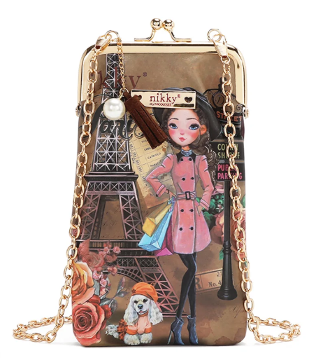 Nikky Kisslock Phone and Sunglass Purse Emily Goes to Paris
