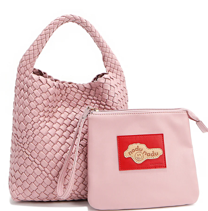 Juni Bag with Pouch Pink Nodu Nadu