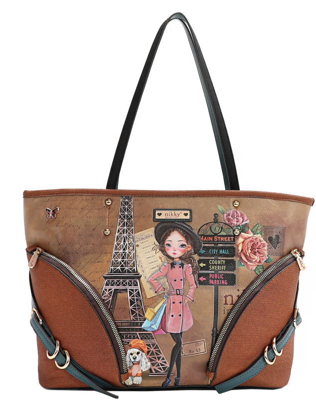 Emily Goes to Paris Shopper Bag