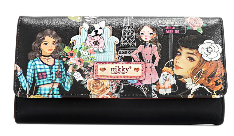 Nikky Makes Friends Trifold Wallet V.2