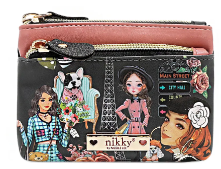 Mini Zip Pouch Coinpurse Nikky Makes Friends