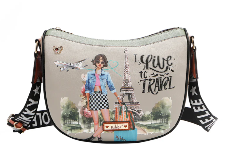 Messanger Bag I live to Travel