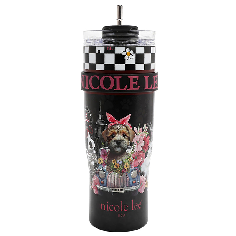 40 OZ PRINT TUMBLER WITH HANDLE